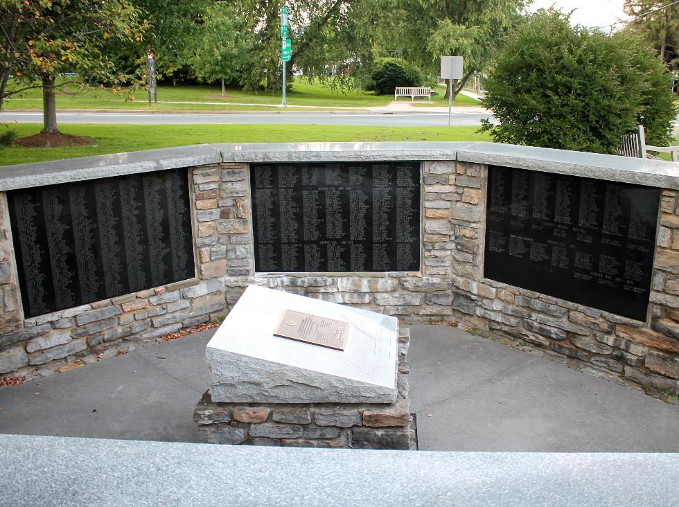 Williamstown Massachusetts Veterans Memorial