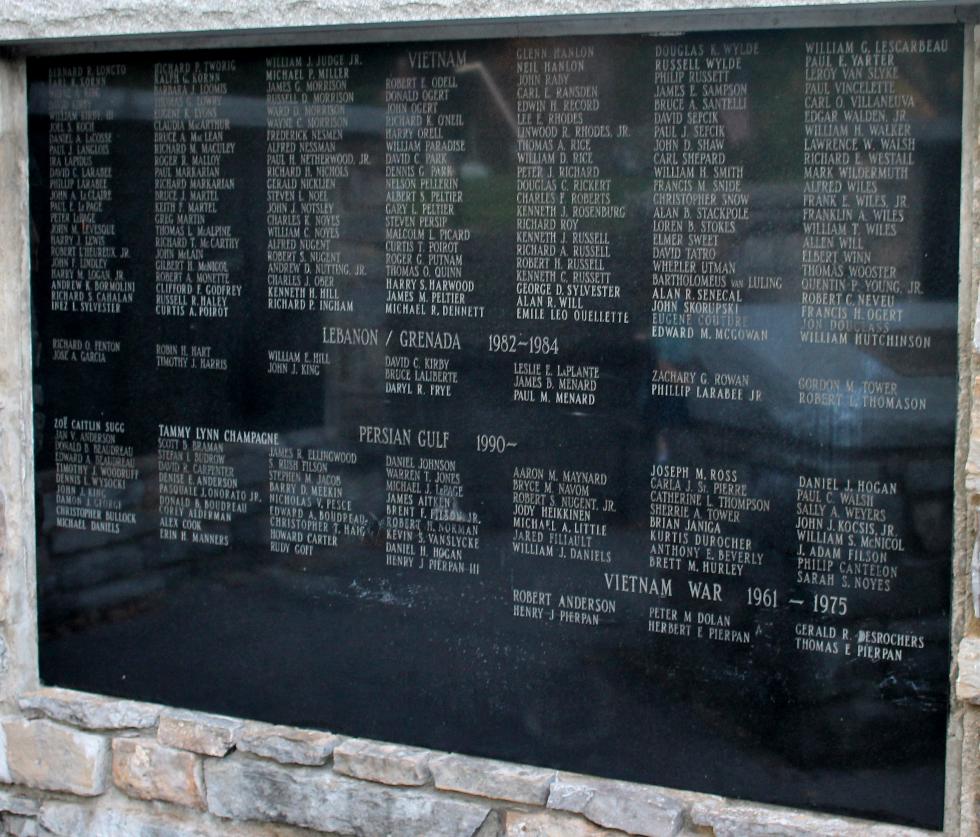 Williamstown Vietnam War , Panama And Grenada Veterans Memorial