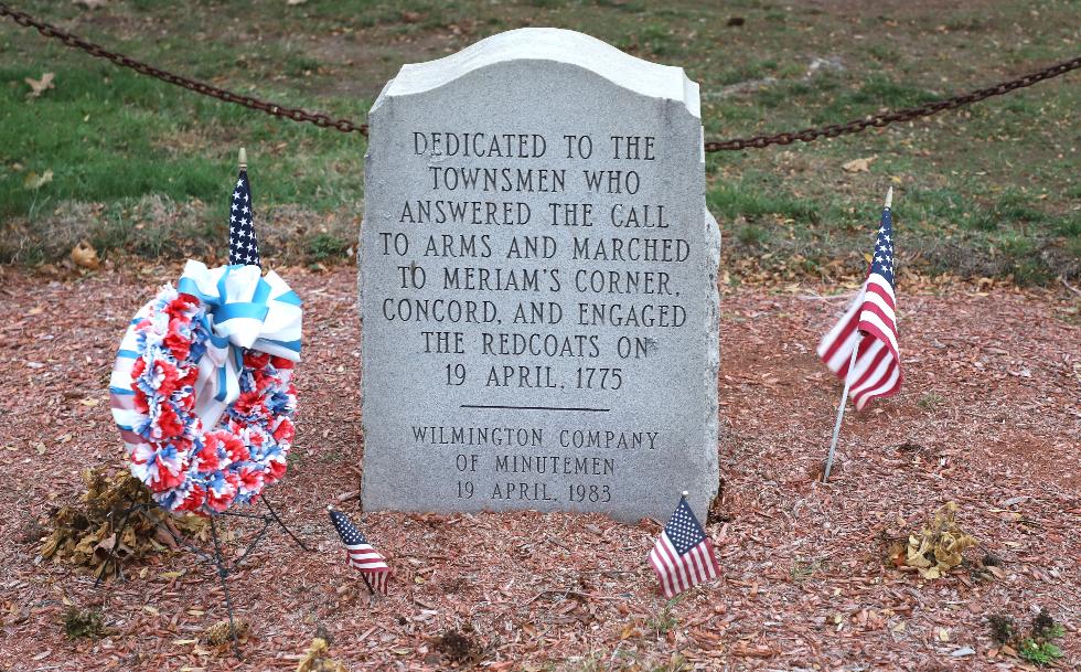 Wilmington Massachusetts Revolutionary War Memorial
