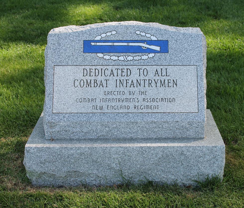 Massachusetts State Veterans Cemetery - Winchendon Mass - Memorial Path - Combat Infantrymen Memorial