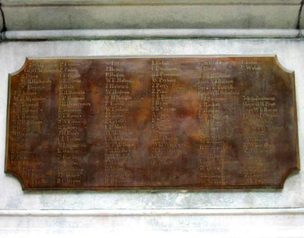 Worcester Massachusetts Civil War Veterans Memorial