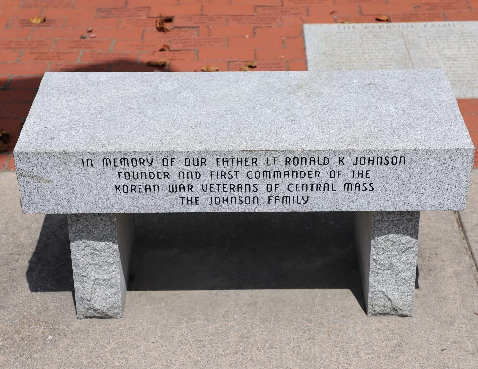 Worcester Massachusetts Korean War Veterans Memorial - Ronald K Johnson