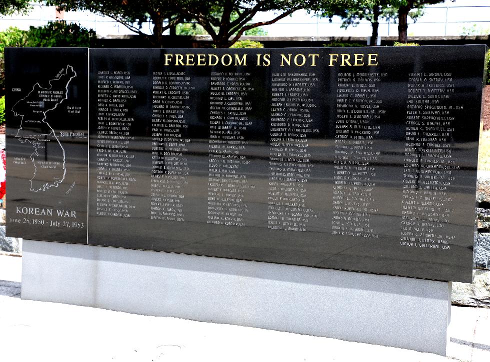 Worcester Massachusetts Korean War Veterans Memorial