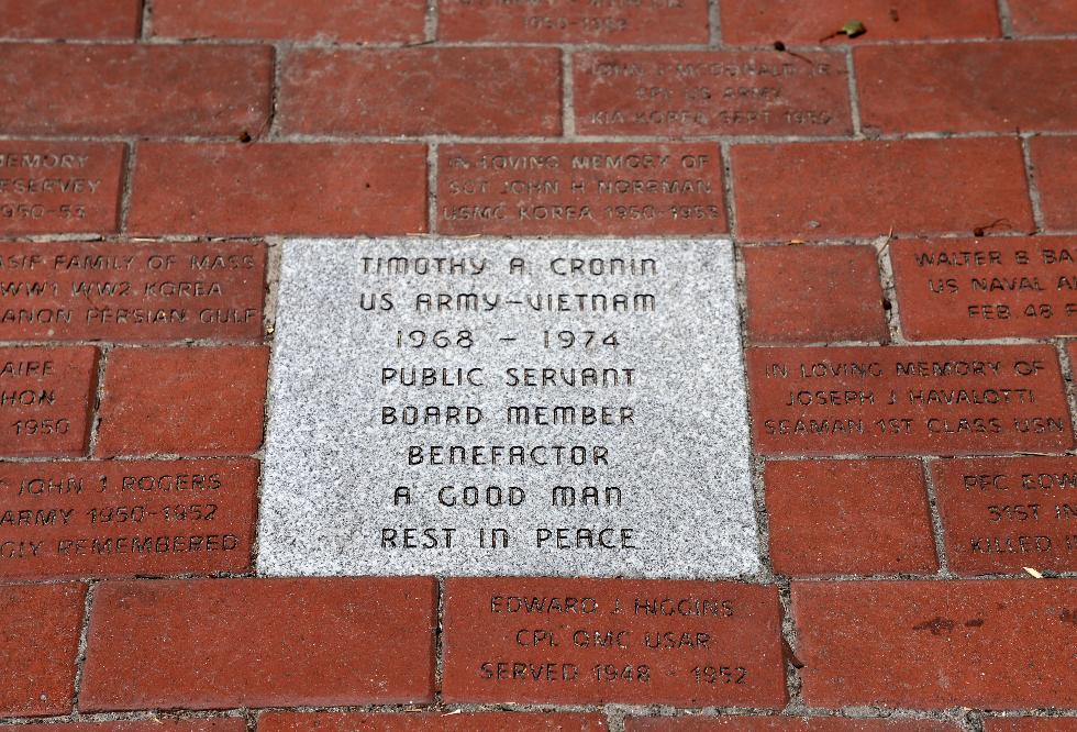 Worcester Massachusetts Korean War Veterans Memorial - Timothy A Cronin