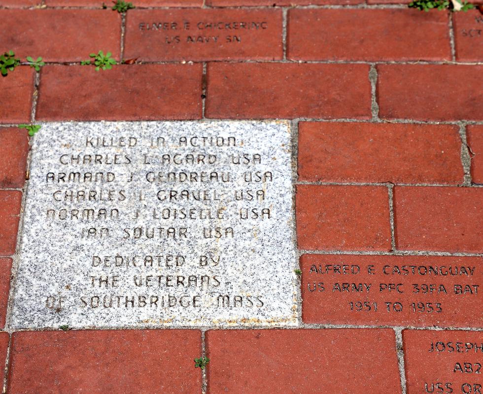 Worcester Massachusetts Korean War Veterans Memorial - Charles L Agard KIA