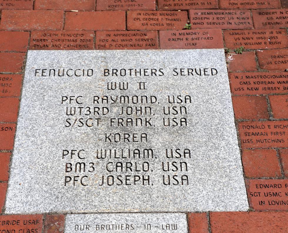 Worcester Massachusetts Korean War Veterans Memorial - Fenuccio Brothers