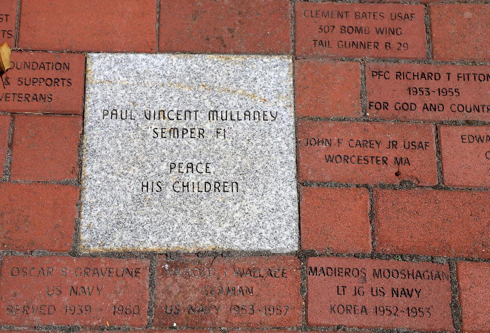 Worcester Massachusetts Korean War Veterans Memorial - Paul Vincent Mullaney