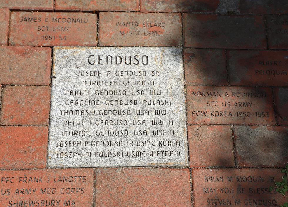 Worcester Massachusetts Korean War Veterans Memorial - Joseph P Genduso