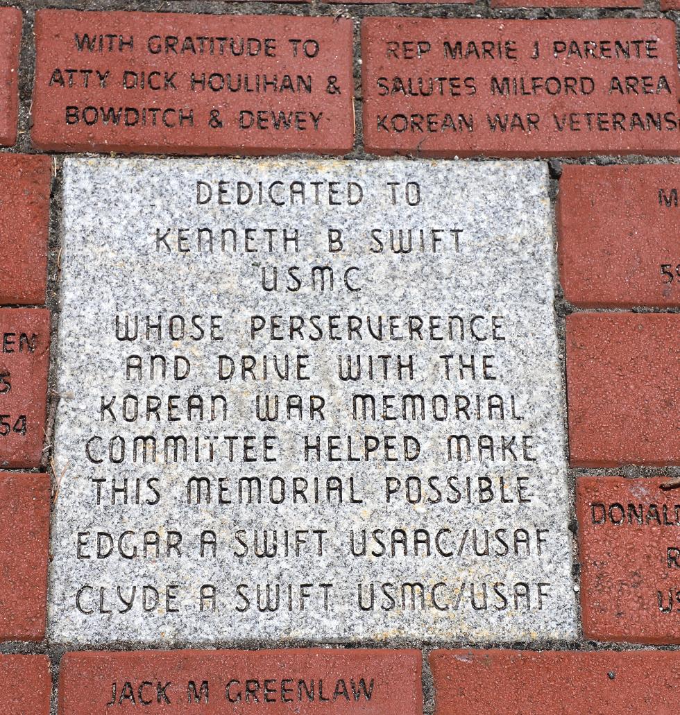 Worcester Massachusetts Korean War Veterans Memorial - Kenneth B Swift