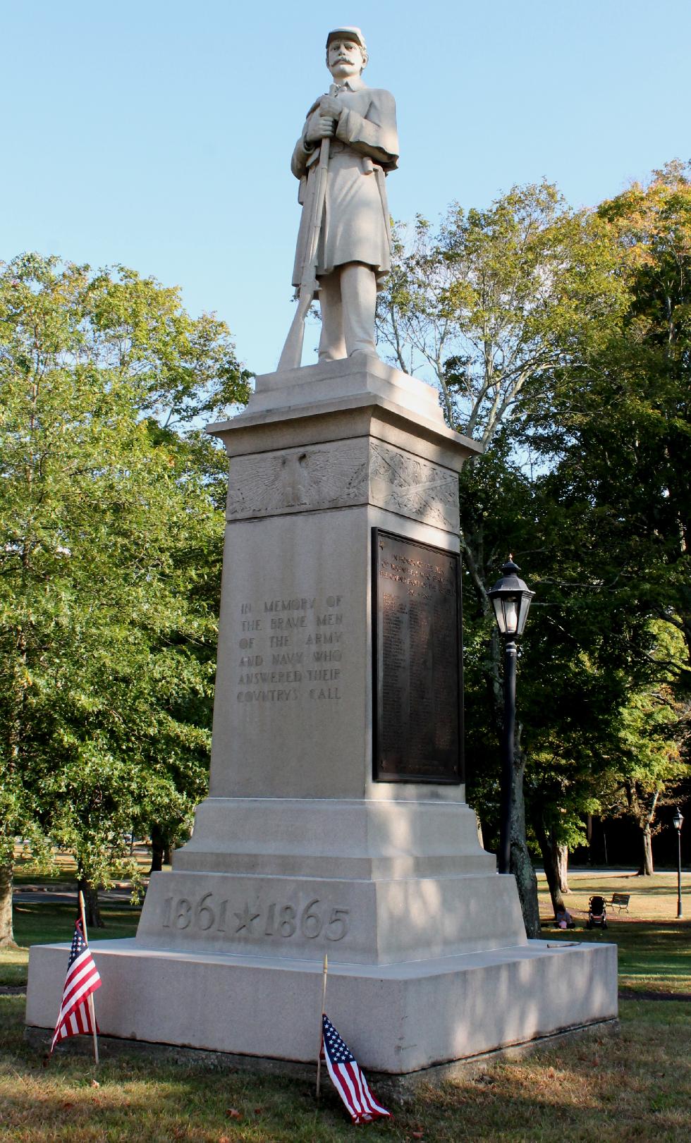 Wrentham Massachusetts Civil War Veterans Memorial