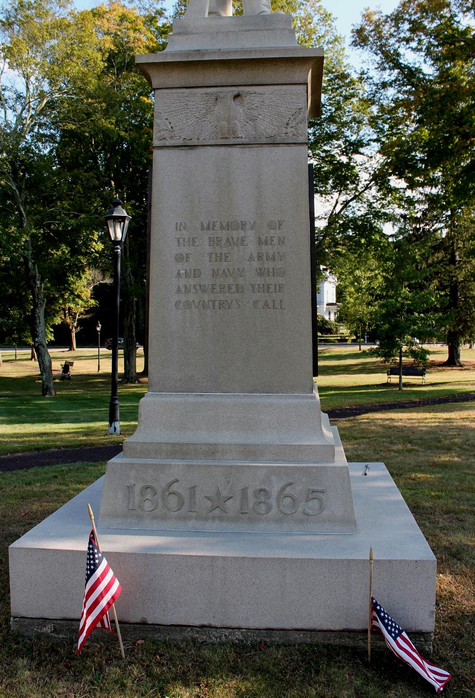 Wrentham Massachusetts Civil War Veterans Memorial