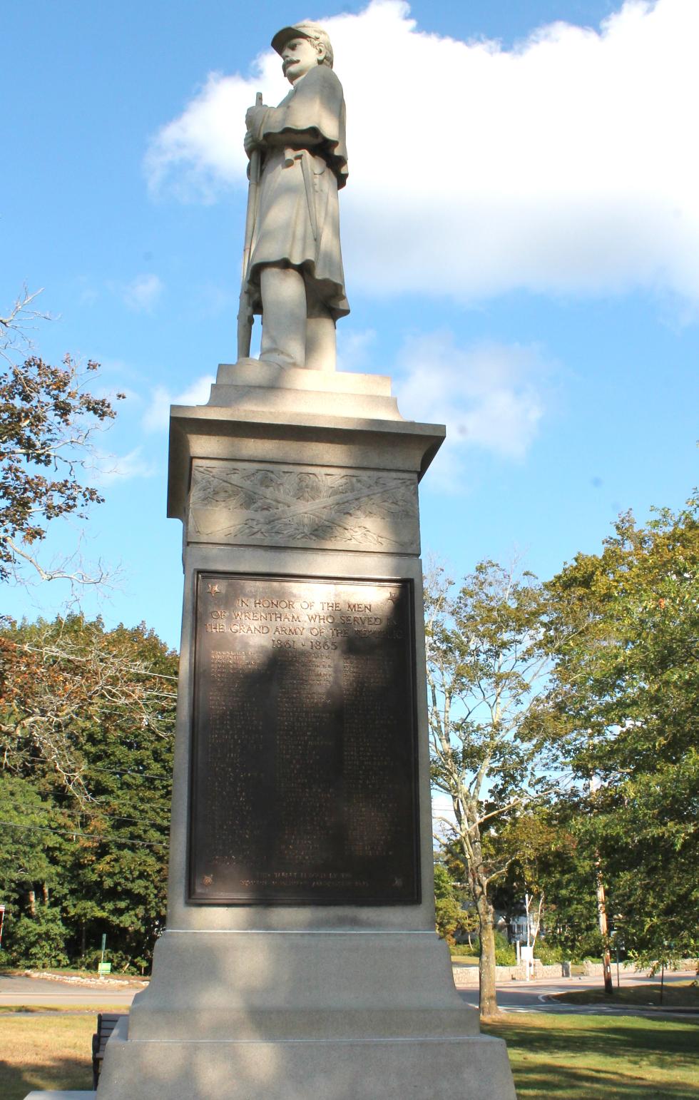 Wrentham Massachusetts Civil War Veterans Memorial