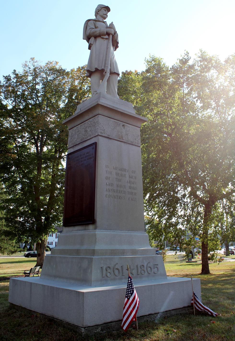 Wrentham Massachusetts Civil War Veterans Memorial
